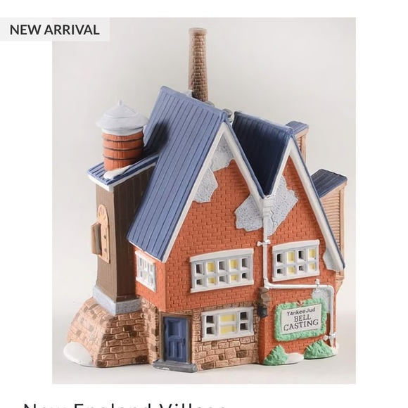 Yankee Jud Bell Casting New England Village by DEPARTMENT 56 - Picture 7 of 8
